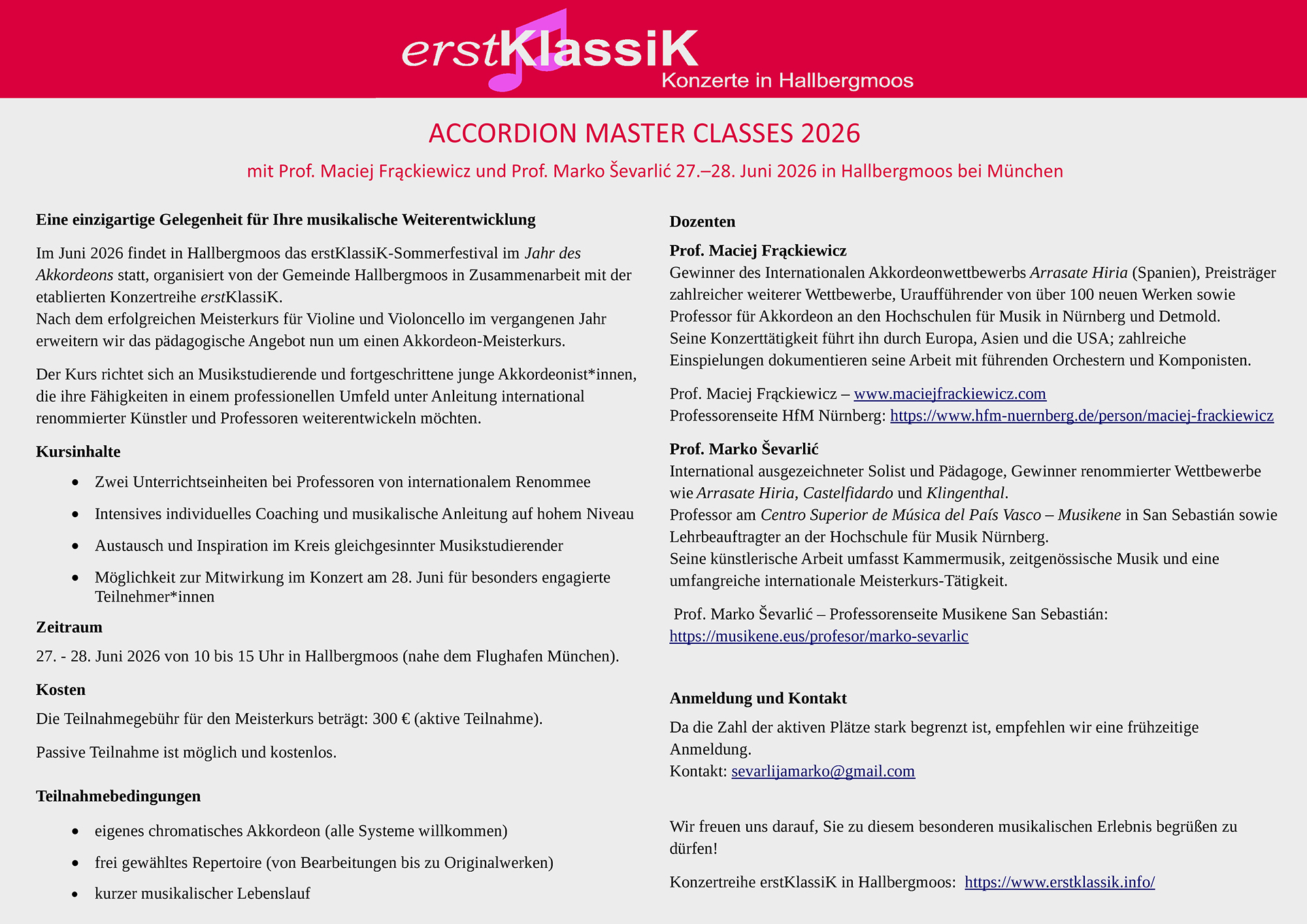 2026 06 27 ACCORDION MASTER CLASSES 2026 Flyer